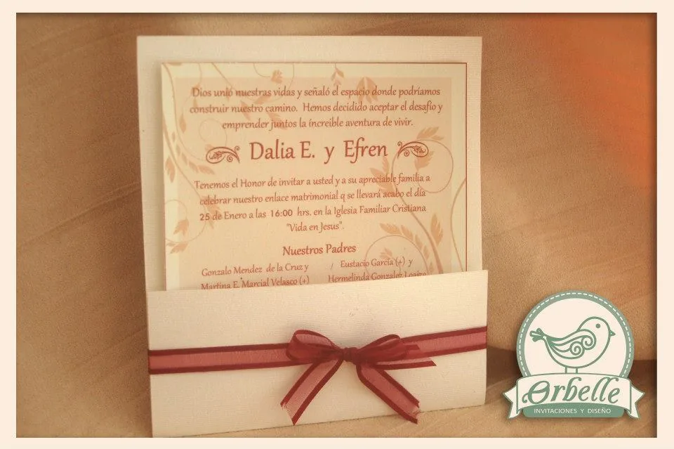 Invitaciones · Boda — detalle 4