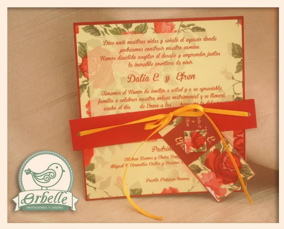 Invitaciones · Boda — detalle 1
