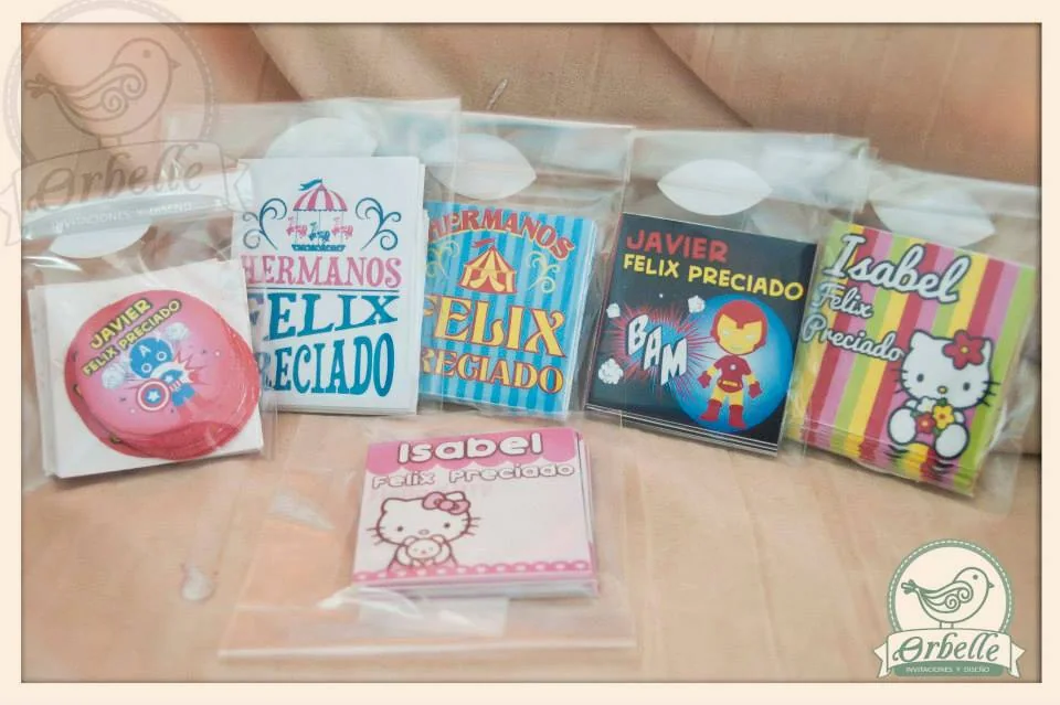 Sobres & stickers — miniatura